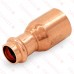 1" FTG x 1/2" Press Copper Reducer, Imported