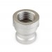 3/4" x 1/2" 304 Stainless Steel Reducing Coupling, FNPT threaded