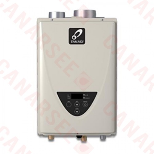Takagi TK-110U-I Indoor Tankless Water Heater, Natural/Propane Gas Convertible, 140KBTU (replaces T-KJr2-IN NG & LP)