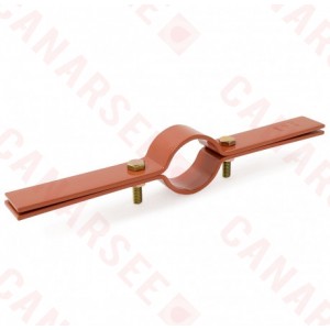 1-1/2" Copper Epoxy Coated Riser Clamp