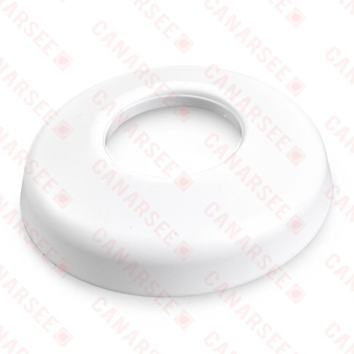 3/4" IPS White Plastic Escutcheons for 3/4" Iron/Brass/Steel Pipe (50/bag)