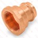 1-1/4" Press Copper x 1-1/2" Female Threaded Adapter, Imported