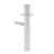 1-1/2” x 8” Flanged or Slip Joint Dishwasher Tailpiece w/ 5/8” Hose Barb x 7/8” OD Outlet, White Plastic