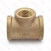 1" FPT Brass Tee, Lead-Free