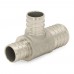 1" PEX x 3/4" x 3/4" PEX 304 St. Steel Reducing Tee (Lead-Free)..