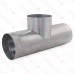 8" Galvanized Flue Tee, 24" Length, 24 GA..