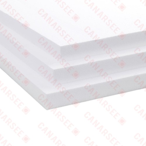 (Box of 16), 1" thick x 15" x 48", R-5 EPS Foam Board Insulation (80 sqft total), for between joists/studs