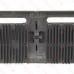 4ft Cast Iron Baseboard Radiator Assembly, Floor Standing, 10" H x 2-1/2" D x 48" W....