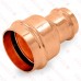 2" x 1-1/4" Press Copper Reducing Coupling, Imported