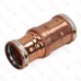 2-1/2" x 2" Press Copper Reducing Coupling, Made in the USA