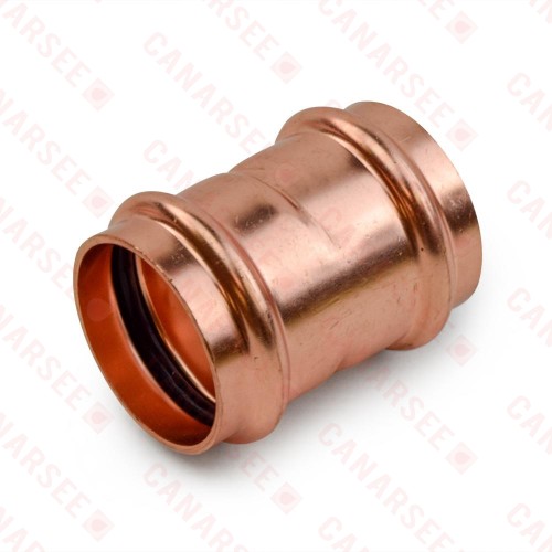 1-1/4" Press Copper Coupling, Imported