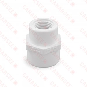 3/4" x 1/2" PVC (Sch. 40) FIP x FIP Coupling