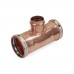 2-1/2" x 2-1/2" x 1-1/2" Press Copper Tee, Made in the USA