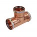2-1/2" x 2-1/2" x 2-1/2" Press Copper Tee, Made in the USA