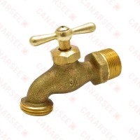 3/4” MIP Hose Bibb Ball Valve (Multi-Turn), Lead-Free