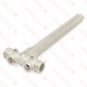 1-1/4" MPT x 15-7/8" Solid 304 Stainless Steel Well Tank Tee, Extra Long