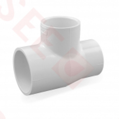 2" x 1-1/2" x 1-1/2" PVC DWV Sanitary Tee