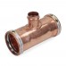 4" x 4" x 1-1/2" Press Copper Tee, Made in the USA