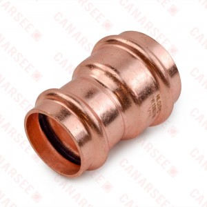 1-1/4" x 1" Press Copper Reducing Coupling, Imported