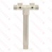 1" MPT x 9-3/4" Solid 304 Stainless Steel Well Tank Tee