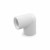 1/2" Barbed Insert x 1/2" Female NPT 90° PVC Elbow, Sch 40, Gray