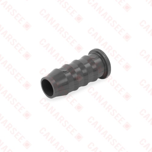 1/2" Barbed Insert PVC Plug, Sch 40, Gray