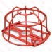 TY-B Series Sprinkler Head Guard Set (Screw, Bracket, Cage), Red Enamel