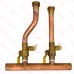 1-1/2" Copper Piping Manifold for FT Combi Boilers
