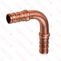 3/8" PEX x 3/8" PEX Elbow (Lead-Free Copper)