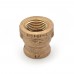 1/2" x 3/8" FPT Brass Coupling, Lead-Free
