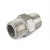 3/8" 304 Stainless Steel Hex Pipe Nipple, MNPT threaded