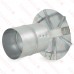 4" Galvanized Rain Cap (Shanty Cap), 26 GA..