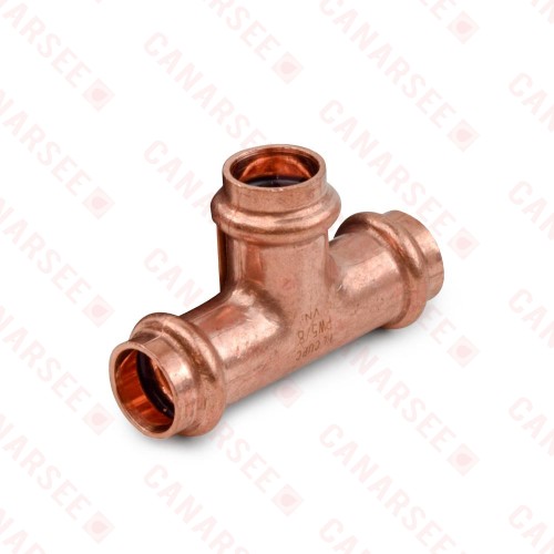 1/2" Press Copper Tee, Imported