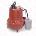 Automatic Effluent Pump w/ Wide Angle Float Switch, 1/3HP, 10' cord, 208/240V