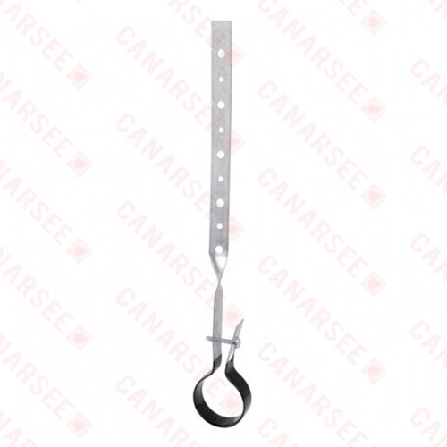 Plastic Coated Metal Suspention DWV Hanger for 1-1/2" PVC/ABS Pipe