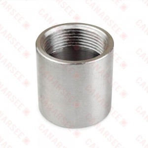 1-1/4" 304 Stainless Steel Full (Merchant) Coupling, FNPT threaded