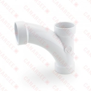 2" PVC DWV Wye and 45° Elbow Combo
