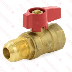 3/4" FIP x 5/8" Flare Gas Ball Valve