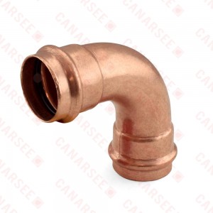 1-1/4" Press Copper 90° Elbow, Made in the USA