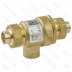 BBFP-S, 1/2" Dual Check Backflow Preventer Valve w/ Atmospheric Vent, Sweat Union x FNPT Union BBFP-S, 1/2" Dual Check Backflow Preventer Valve w/ Atmospheric Vent, Sweat Union x FNPT Union