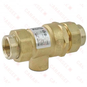 BBFP, 3/4" Dual Check Backflow Preventer Valve w/ Atmospheric Vent, FNPT Union x FNPT Union BBFP, 3/4" Dual Check Backflow Preventer Valve w/ Atmospheric Vent, FNPT Union x FNPT Union