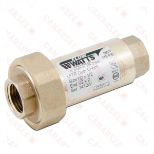 LF7RU2-2, 1/2" Dual Check Valve, Lead Free LF7RU2-2, 1/2" Dual Check Valve, Lead Free