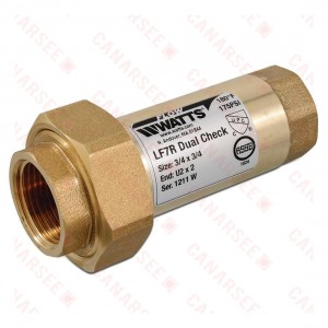 LF7RU2-2, 3/4" Dual Check Valve, Lead Free LF7RU2-2, 3/4" Dual Check Valve, Lead Free