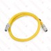 48" SafetyShield Stainless Steel Gas Appliance Connector, 1/2" MIP (3/8" FIP) x 3/4" MIP (1/2" FIP), 1/2" ID 48" SafetyShield Stainless Steel Gas Appliance Connector, 1/2" MIP (3/8" FIP) x 3/4" MIP (1/2" FIP), 1/2" ID