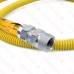 48" SafetyShield Stainless Steel Gas Appliance Connector, 1/2" MIP (3/8" FIP) x 3/4" MIP (1/2" FIP), 1/2" ID 48" SafetyShield Stainless Steel Gas Appliance Connector, 1/2" MIP (3/8" FIP) x 3/4" MIP (1/2" FIP), 1/2" ID