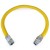 36" SafetyShield High BTU Stainless Steel Gas Appliance Connector, 3/4" MIP (1/2" FIP) x 3/4" FIP, 3/4" ID 36" SafetyShield High BTU Stainless Steel Gas Appliance Connector, 3/4" MIP (1/2" FIP) x 3/4" FIP, 3/4" ID