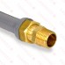 72" PVC-Coated, Propane Tank Gas Connector, 1/2" MIP x 1/2" FIP, 1/2" ID 72" PVC-Coated, Propane Tank Gas Connector, 1/2" MIP x 1/2" FIP, 1/2" ID
