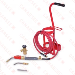 TDLX 2003MC Torch Swirl Tote Outfit Kit, Air Acetylene, Self Lighting