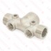 1-1/4" FPT x 1-7/8" Solid 304 Stainless Steel Well Tank Tee, Extension Type