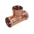 2-1/2" x 2-1/2" x 2-1/2" Press Copper Tee, Made in the USA